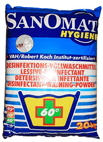 Desinfektionswaschmittel Sanomat Hygiene VAH und RKI gelistet, DGHM zertifiziert, 20 kg