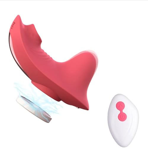 Guspiun 2 in 1 Butterflies Vibrator Tragbarer G-Punkt Klitoris Stimulator mit 10 Vibrationsmodi und 5 Stärken Höschen Vibrator für Frauen Paar Masturbation Massage Fernbedienung Sexspielzeug