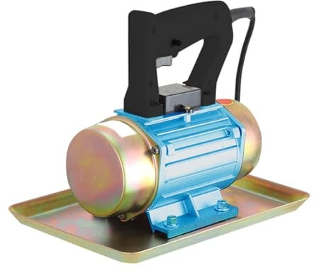 250W Betonrüttler, Mini-Betonvibratormotor 3500 U/min Elektrischer Betonflachplattenvibrator Kunststoff Langlebiger Handheld Beton Vibratormotor Klein Betonplattenrüttler für Bodenfliesen