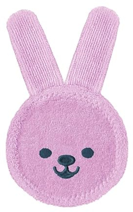 MAM Rabbit Beißring, Mundpflegehandschuh für die Zähne, Mikrofaser, 0+ Monate, Rosa