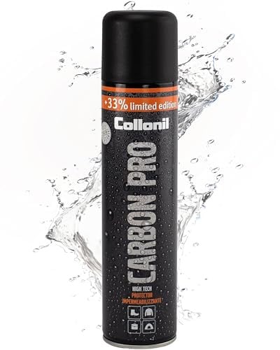 Collonil Carbon Pro Imprägnierspray – 400 ml - High-Tech Schutz für Schuhe, Jacken, Zelt und Cabrio Verdeck - fluorfreie Imprägnierung für Leder, vegane Materialien & Textilien – Made in Germany