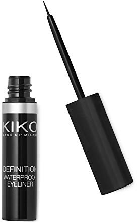 KIKO Milano Eyeliner Definition Waterproof | Flüssig | Wasserfest | Cremige Textur | Präzise