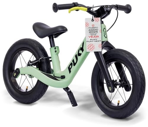 PUKY Next Product of The Year 2025 | Höhenverstellbares Laufrad ab 2 Jahre – 6 | Laufrad ab 3 Jahre | Lauflernrad mit Bremse & Sicherheitslenkergriffen | Balance Bike