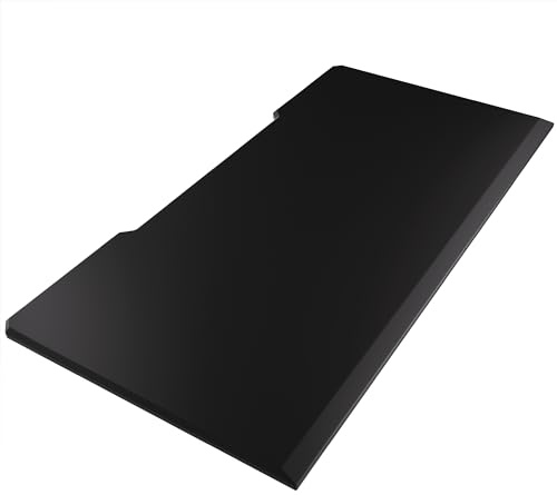 Ultimate Setup Tischplatte 160x80, Schreibtischplatte, Gaming Tisch, Bürotisch, Massive MDF Platte (Schwarz, 160x80x2,5 cm)