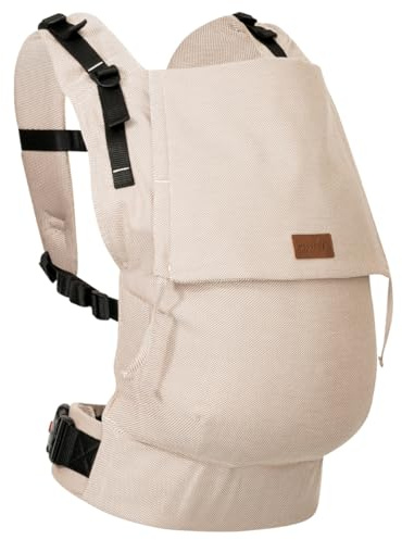 Hoppediz Buckle Toddler Preschooler Kleinkindtrage, Djerba | Ergonomische Vollschnallentrage mit gepolsterten H-Trägern – mitwachsend 9–25 kg, inkl. Anleitung