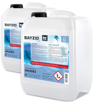 Höfer Chemie Algizid Algenverhütung 2 x 5L - Algenvernichter Pool - Präventiver Schutz vor Algen, Bakterien & Pilzen - Für Sauberes Wasser