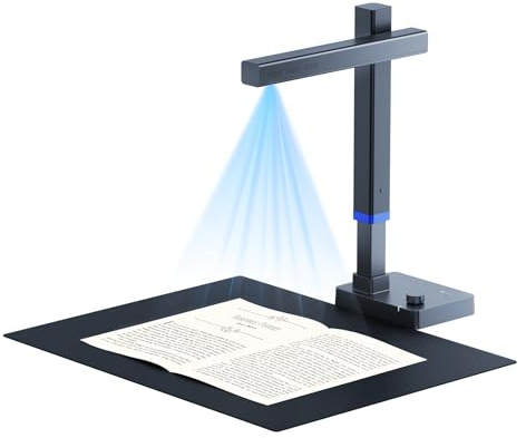 CZUR Shine Ultra A3 Dokumentenscanner, 13MP Tragbarer Scanner, Faltbarer A3 Scanner kompatibel mit Windows & macOS, OCR 180+ Sprachen, ideal für kleine Büros und Home Offices (13 MP)