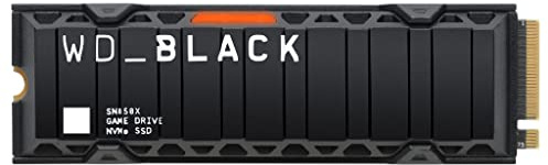 WD_BLACK SN850X NVMe SSD mit Heatsink 1 TB interne SSD (Gaming Speicher, PCIe Gen4-Technologie, Lesen 7.300 MB/s, Schreiben 6.300 MB/s) Schwarz