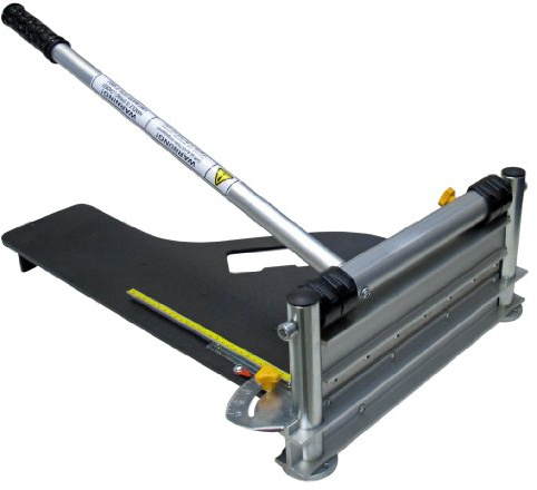 qteck Laminatschneider LC325, 66LC325000002, 325mm mit Lineal Parkettschneider Designcutter