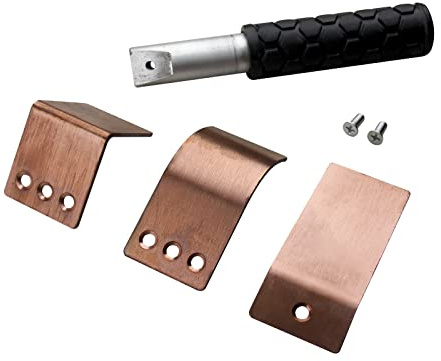 BOKA 3er Set Schweißhelfer Schweißen Halter | Schweißlötfel, Kupferplatten-Schweißwerkzeuge, Kupfer-Schweißzubehör, MIG-Schweißen Bearbeitung von Stahlplatten, 100% Kupfer