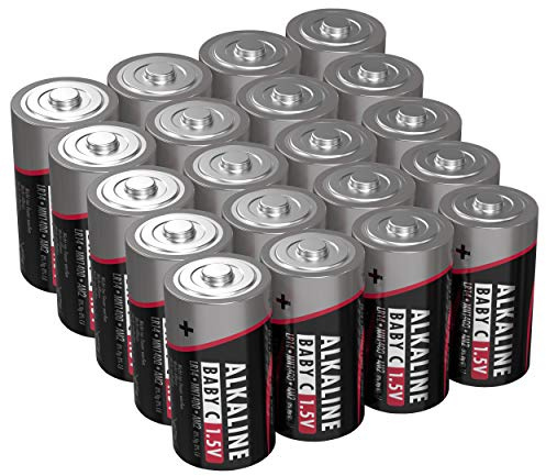 ANSMANN Batterien Baby C LR14 20 Stück 1,5V - Alkaline Batterie langlebig & auslaufsicher - Ideal für Spielzeug, LED Taschenlampe, Radio, Modellbau uvm