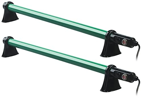Royal Gardineer Heizstab: 2er-Set elektr. Stabheizung für Gewächshäuser, 135 Watt, 105 cm, IP44 (Heizstab Gewächshaus, Heizung für Frostschutz, Eis)