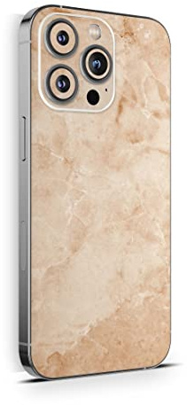 Skins4u Schutzfolie Skin Cover Skins Design Folie Kratzerschutz kompatibel mit iPhone 12 Pro Marmor Rose