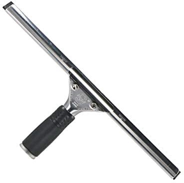 UNGER Fensterreiniger S-Wischer Soft (35 cm, Fensterabzieher, weicher Wischergummi, ideal für kalte Temperaturen) SE350