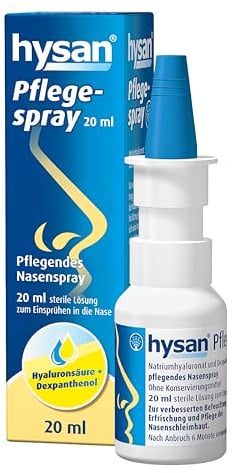 Hysan Pflegespray 20 ml Nasenspray mit Hyaluronsäure & Dexpanthenol – Befeuchtend & Heilungsfördernd