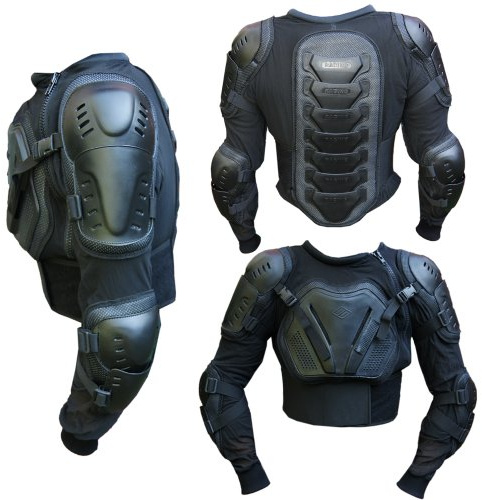 PROANTI Kinder Protektorenjacke Motorrad Protektoren Hemd Jacke Ski Snowboard Fahrrad Motocross - XS