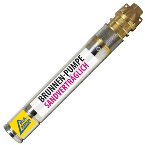 3″ 750W Tiefbrunnenpumpe 230V Brunnenpumpe Edelstahl, ENERGIE-SPARPUMPE