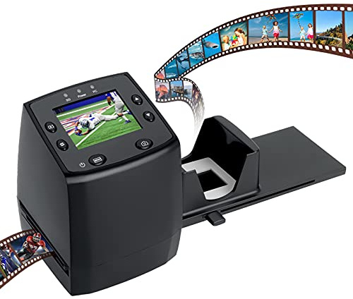 DIGITNOW! Diascanner Konvertiert 35mm / 135 Negative und Dia zu Digital JPEG, Filmscanner mit hoher Auflösung von 1800 DPI, kein Computer erforderlich