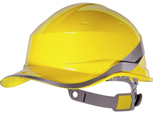 Deltaplus DIAM5JAFL Form Baseball Industrieschutzhelm, Gelb, Größe Einstellbar
