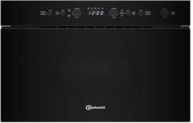 Bauknecht BMN14BK Einbau-Mikrowelle mit Grill Schwarzes Glas