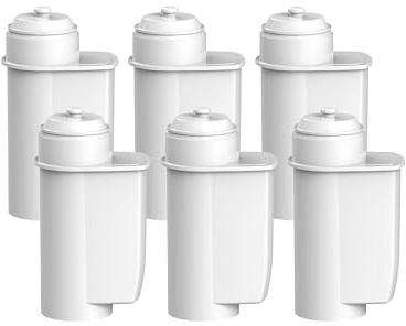 AQUA CREST Wasserfilter Ersatz für Siemens® EQ Series, EQ5/6/6 Plus/7/9 (6) | für EQ6 Plus S700, EQ500/EQ700, Brita® Intenza® TZ70033A/TZ70003, Bosch® TCZ7033, TÜV SÜD Zertifiziert, Reduzieren PFAS (6)