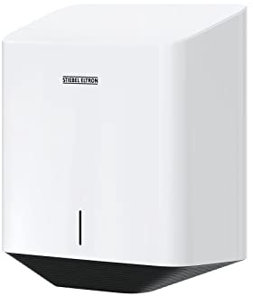 STIEBEL ELTRON Händetrockner elektrisch, ULTRONIC Plus, hygienisch dank Luftsterilisator und HEPA-Filter, TÜV geprüft, mit Stecker, energiesparend, wartungsfrei, Silent Mode, Plastik, 205632