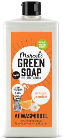 Marcel's Green Soap - Spülmittel Orange & Jasmin - Geschirrspülmittel - Vegan - 500 ml