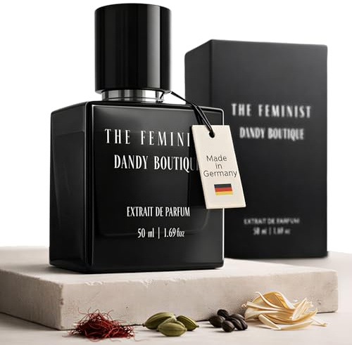 Dandy Boutique THE FEMINIST Herren Parfüm 50 ml – Extrait de Parfum mit 30% Duftöl – beliebtes langanhaltendes Parfüm für Männer – Made in Switzerland – Premium Duft für Dates, Club und Alltag