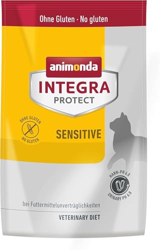 animonda INTEGRA PROTECT Sensitive (1 x 1200 g), Katzen Diätfutter bei Futtermittelallergie, sensitives Katzenfutter bei Allergien, Trockenfutter für Katzen ohne Getreide