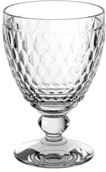 Villeroy & Boch - Boston Wasserkelch 250 ml Klar, Spülmaschinenfest, Kleines Glas, Trinkglas, Wasserglas, Kristallglas