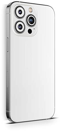 Skins4u Schutzfolie Skin Cover Skins Design Folie Kratzerschutz kompatibel mit iPhone 12 Pro Solid State Weiss