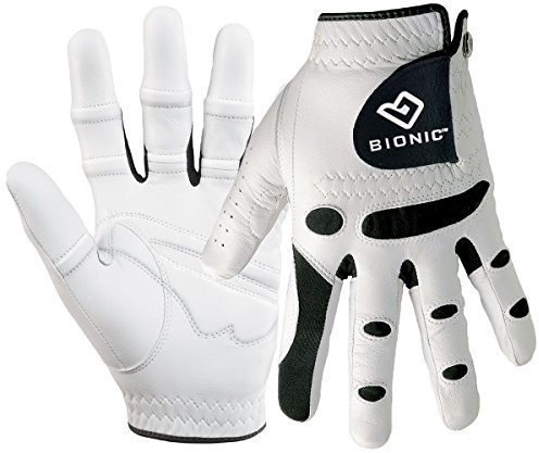 BIONIC StableGrip - Golf-Handschuh für Herren L Weiß