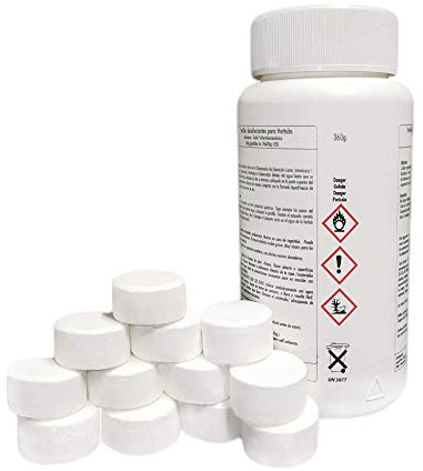 Chlortabletten von AquaFinesse Reinigungstabletten für Whirlpool - Hot Tubs 360g (18 X 20g Tabletten)