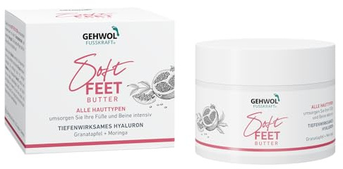 Gehwol Soft Feet Butter, Pflegt Beanspruchte Füße und Beine Intensiv, 100 ml (1er Pack)