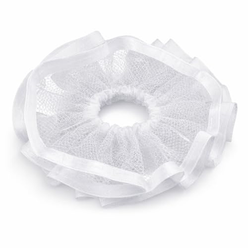 Tropfenfänger für Kerzen Ø 3–5 cm – Kerzentropfschutz mit Rand Aus Tüll. / Kerzenmanschette – Wachsschutz für Taufkerzen, Kommunionkerzen & Prozessionskerzen oder Hochzeitskerzen – Kerzen Zubehör