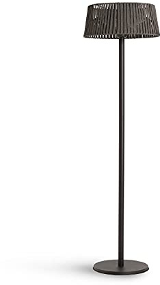 CREATE/PATIO HEATER/Halogen-Infrarot Heizstrahler für Terrassen, Garten und Außenbereiche / 2100W, Standheizstrahler, 3 Heizstufen 900-1200-2100W, Grau, Quarz-Heizelement, Umkippsicherung, IP44