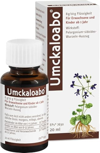 Umckaloabo Tropfen Pflanzliches Anti-Infektivum bei akuter Bronchitis 1 x 20ml