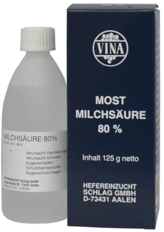Arauner Kitzinger Milchsäure 80%, 125g