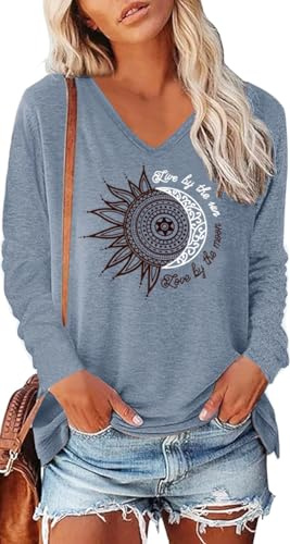 Teesho Tshirt Damen Oberteile Elegant Langarm/Kurzarm Crop Tops Casual Longshirt Cap hülse Tunika Sommer Tank Tops Sporttop