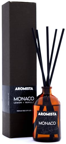 Aromista Lemon + Vanilla Parfüm Duftstäbchen 100ml Raumduft Stäbchen
