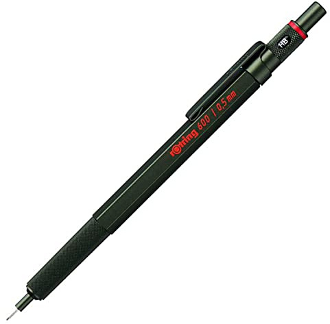 rOtring 600 Druckbleistift | 0,5 mm | Grün | Ergonomisches Vollmetallgehäuse