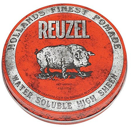 REUZEL Red Pomade Water Soluble High Sheen, Vanille, 1er Pack (1 x 113 g)