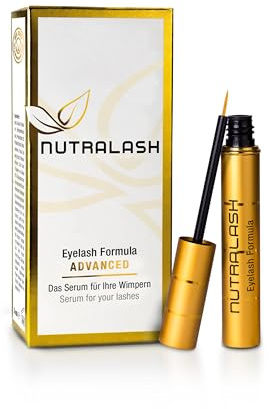 Nutralash Eyelash Formula ADVANCED – Wimpernserum für lange Wimpern in nur 4-6 Wochen I Lash Serum I Wimpernserum Wachstum I Serum für Wimpernwachstum/Wimpernverlängerung I Made in Germany I 3ml