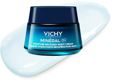 Vichy Minéral 89 Leichte Regenerierende Feuchtigkeits-Nachtcreme, 50 ml