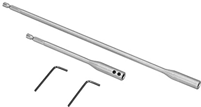 Spaten-Bit-Verlängerung, 1/4-Zoll-Bohrer-Verlängerungs-Set Polieren Holzspatenbohrer aus Kohlenstoffstahl Spatenbohrer für den Maschinenbau