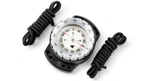 Best divers jts091/B Kompass Armbanduhr, Silber, 6 x 4 cm