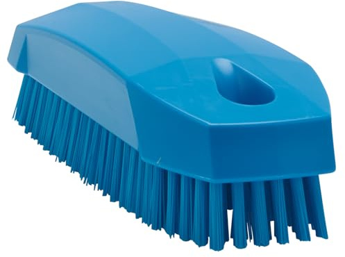 Vikan Nagelbürste, Polyester, 6440, blau, 1 | Ideal für den täglichen Einsatz in Haushalt, Werkstatt, Gastronomie und vielen weiteren Arbeitsbereichen.