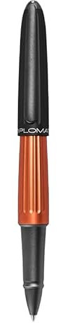DIPLOMAT Aero Orange Schwarz Tintenroller/Handgefertigt/mit Geschenkbox, D40313030