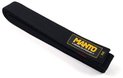 MANTO BJJ Gürtel, Original, schwarz GI-Größe A2