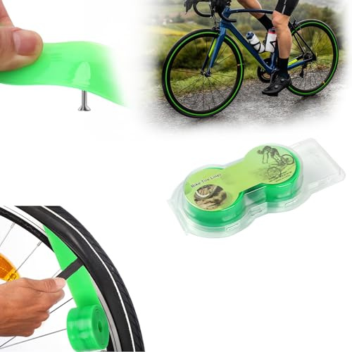 ZHTLTHZ 2 Stück Fahrradreifen Einlage, Pannenschutzband Fahrrad Fahrradreifenzubehör Kompatibel mit 30 cm, 40,6 cm, 46 cm, 50,8 cm, 61 cm, 66 cm, 70 cm, 73,6 cm (Grün)